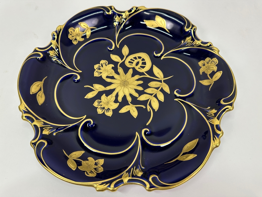 11.75' Porcelain Dish By Graf Von Henneberg Made In Germany [Photo 2]