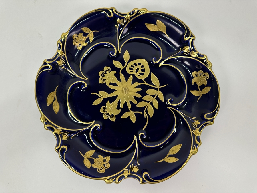 11.75' Porcelain Dish By Graf Von Henneberg Made In Germany [Photo 3]