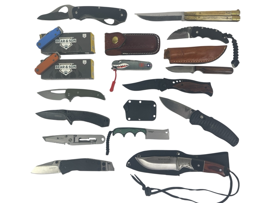 (15) Pocket Knives / Folding Knives Lot - See Photos