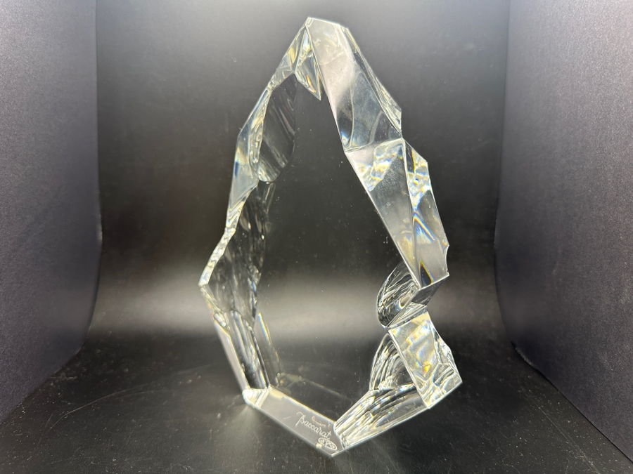 Baccarat France Crystal Iceberg Figurine 7.5H [Photo 2]