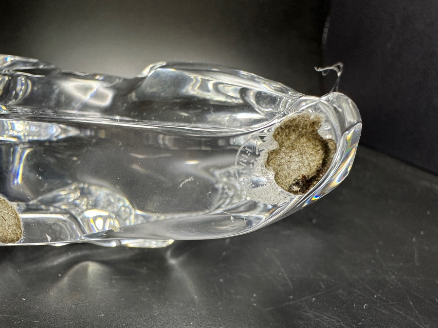 Baccarat France Crystal Labrador Retriever Dog Figurine 7.5W X 4.5H [Photo 9]