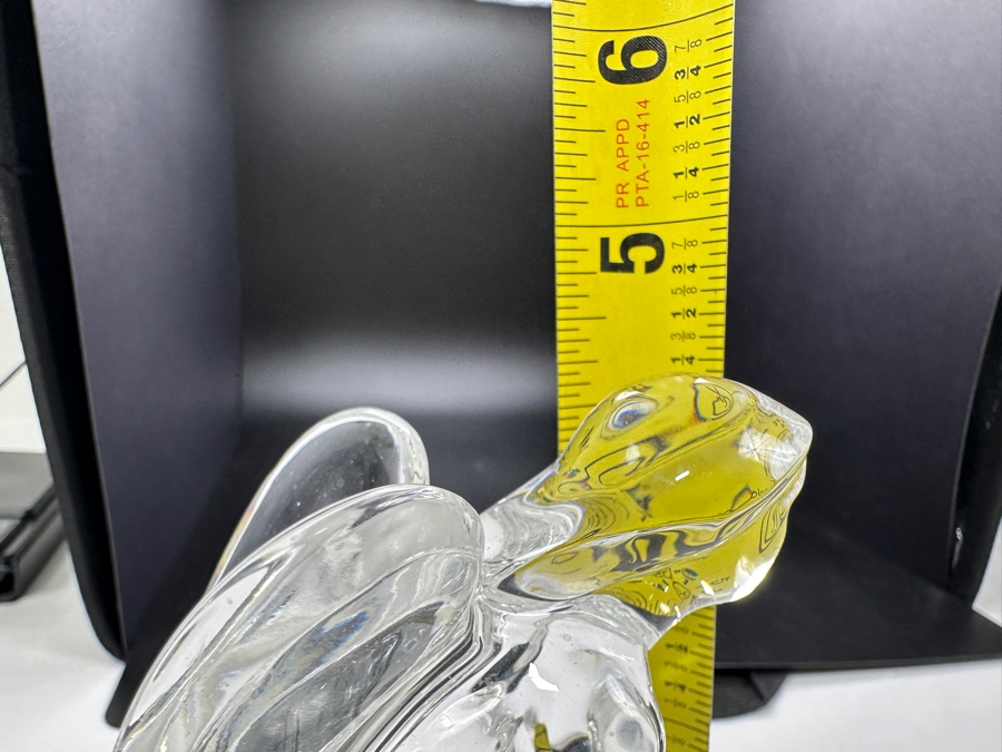 Baccarat France Crystal Kneeling Angel Figurine 4.25H [Photo 9]
