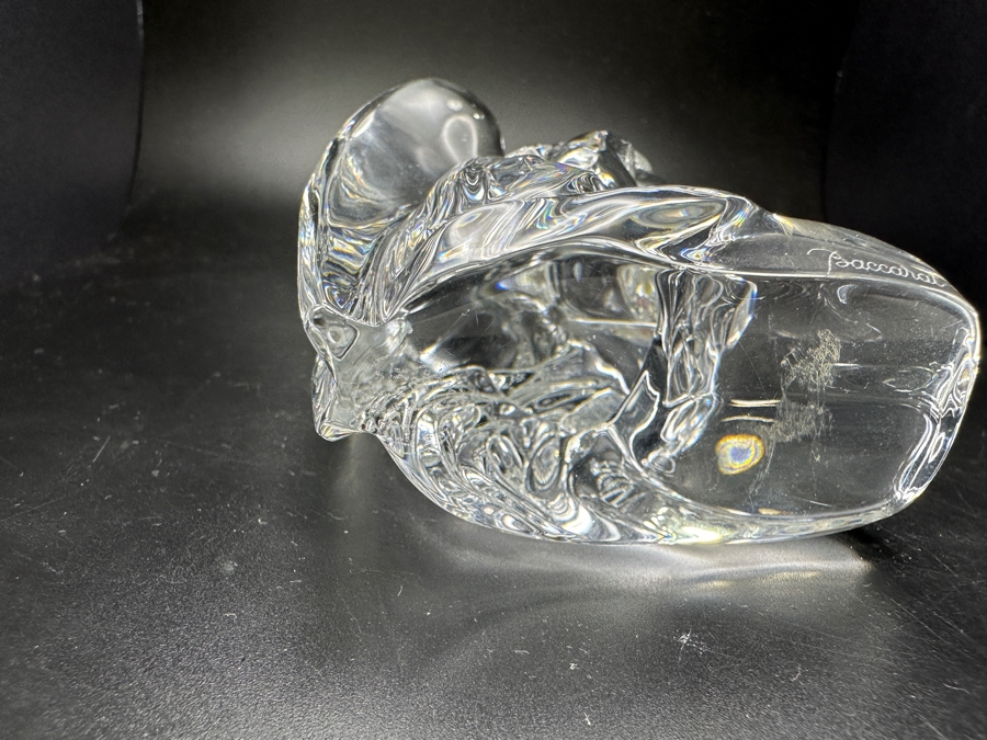 Baccarat France Crystal Kneeling Angel Figurine 4.25H [Photo 8]