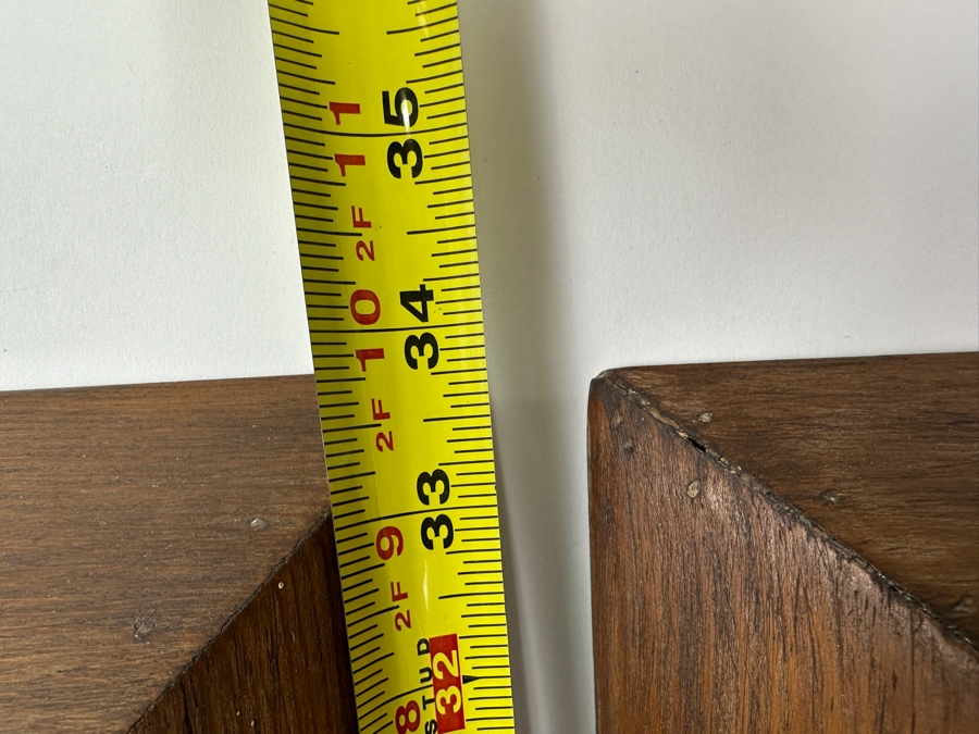 Vintage Mid-Century Modern Applied Layered Wooden Flying Birds Artwork Diptypch Each Measures 16 X 34 [Photo 10]