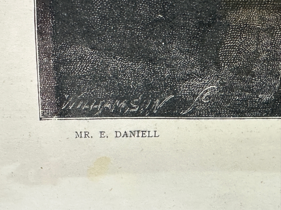 Antique 1888 Engraving Titled 'A Book-Sale At Sotheby's Auction-Room' That Appeared As Centerfold In The Graphic On May 26, 1888 In London Featuring Prominent London Book Dealers 19 X 15 Framed 28.5 X 23 [Photo 19]