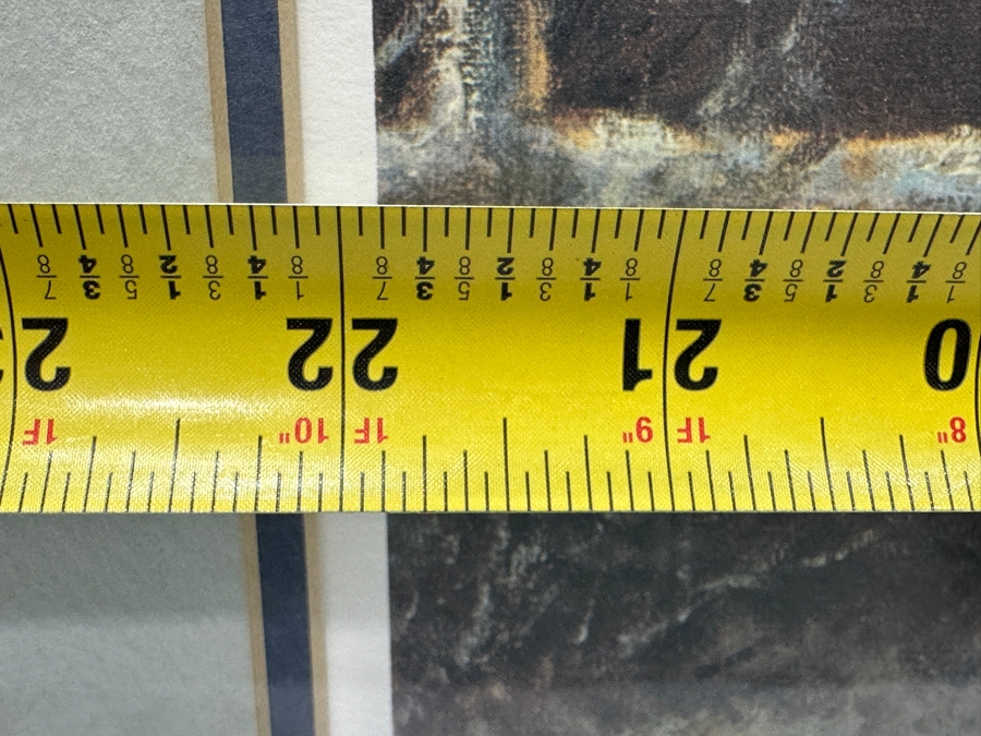 Hand Signed Limited Edition Gerald Harvey Jones Print Titled 'The Early Run' 22 X 18 Framed 31 X 27 [Photo 10]