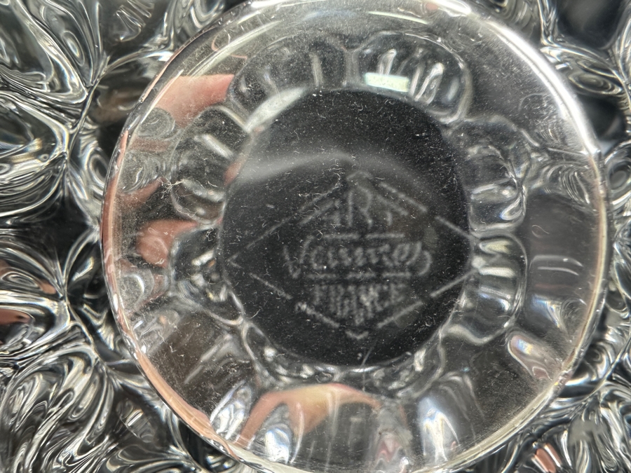 Vannes France Crystal Vase Signed 7.5'H [Photo 8]