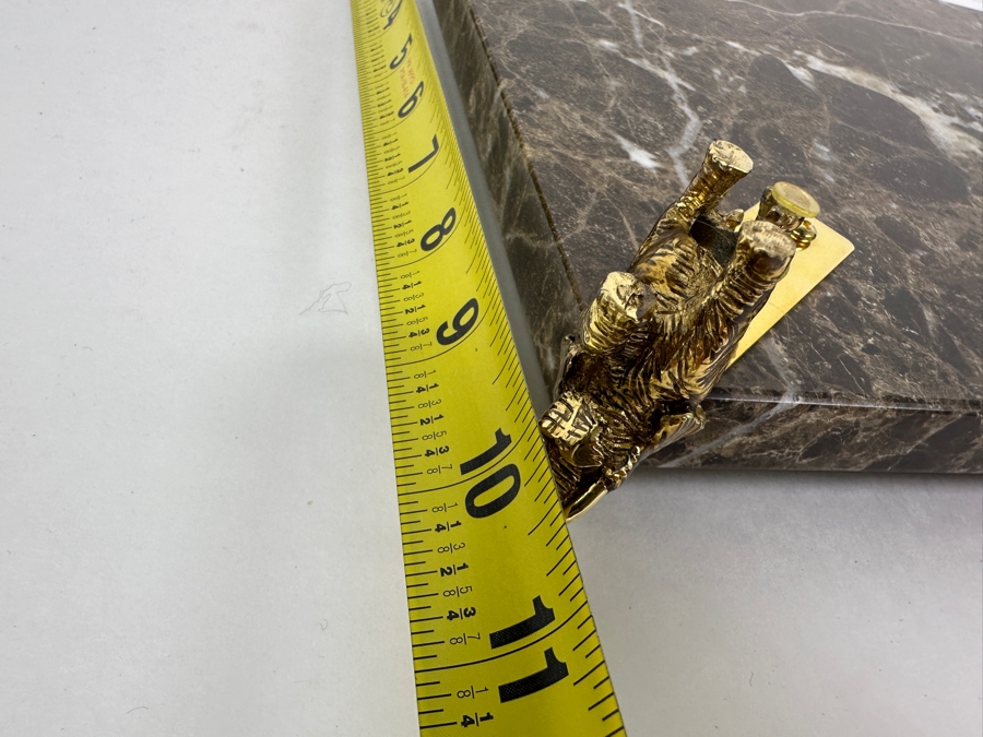 Tabletop Marble Tray With Footed Elephant Feet 13 X 10 [Photo 9]