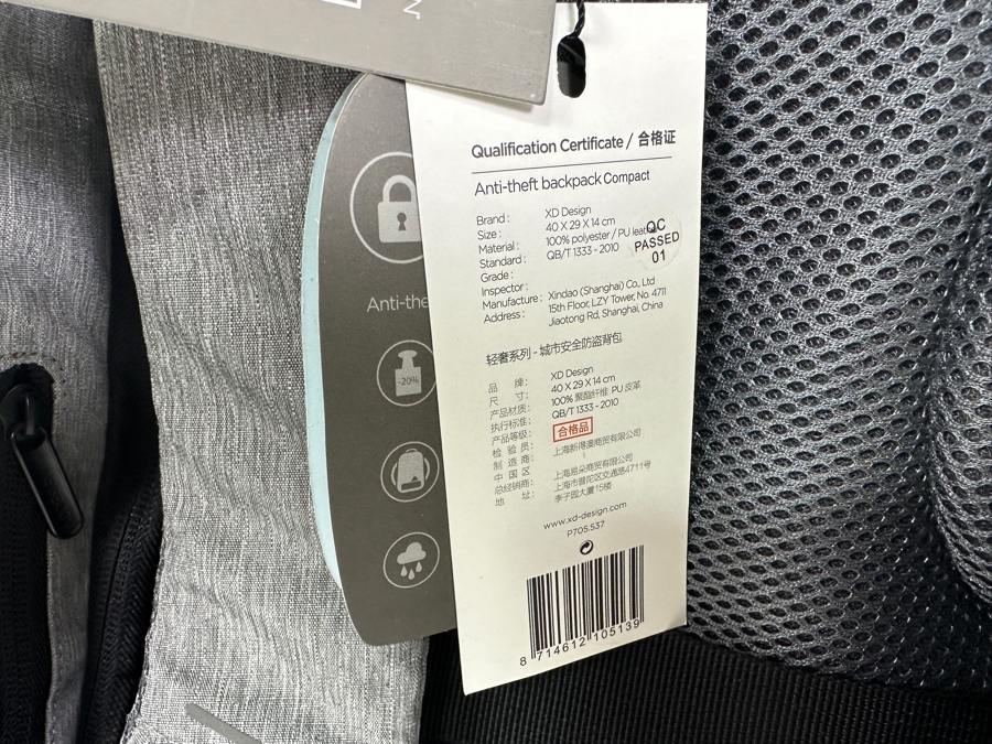 New XD Design Anti-Theft Backpack [Photo 6]