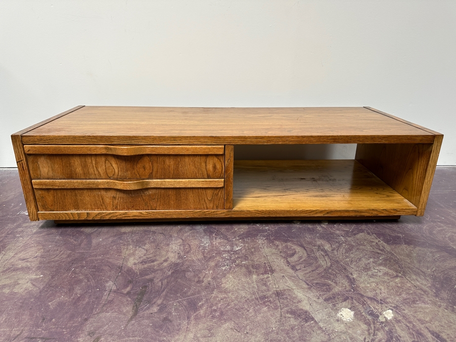 Mid-Century Modern LANE Furniture Coffee Table With 2-Drawers 60W X 25D X 15H [Photo 2]
