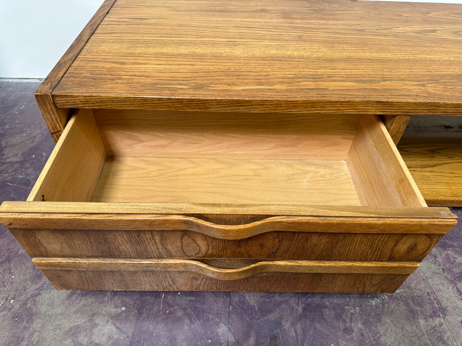 Mid-Century Modern LANE Furniture Coffee Table With 2-Drawers 60W X 25D X 15H [Photo 7]