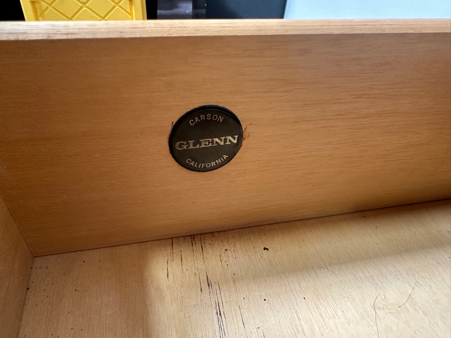 Mid-Century Modern Glenn Of Carson California Pair Of Nightstands (One Pull Is Missing) 24W X 19D X 23H [Photo 7]