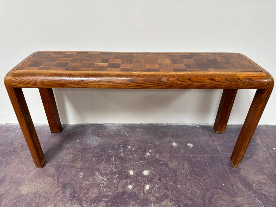 Wooden Console Sofa Table 60W X 17D X 29.5H [Photo 3]