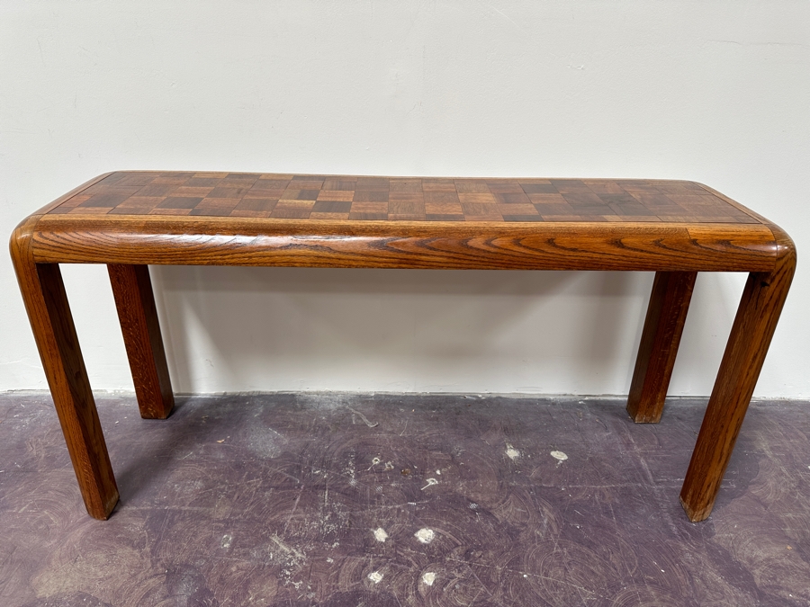 Wooden Console Sofa Table 60W X 17D X 29.5H [Photo 2]