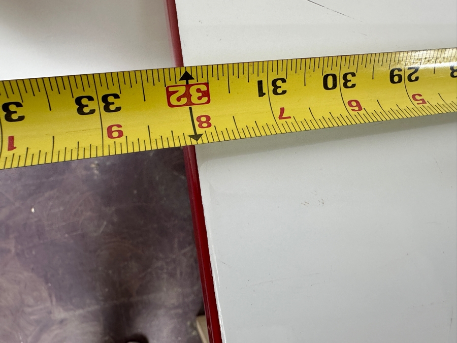 Vintage Enamel Top Kitchen Table 32W X 21D X 30H [Photo 7]