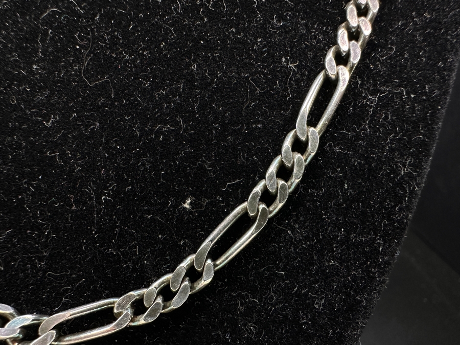 Just Added - Sterling Silver Italian 20” Chain Necklace 19.6g [Photo 3]