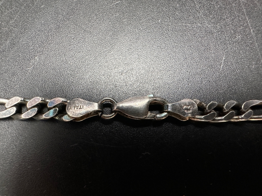 Just Added - Sterling Silver Italian 20” Chain Necklace 19.6g [Photo 4]