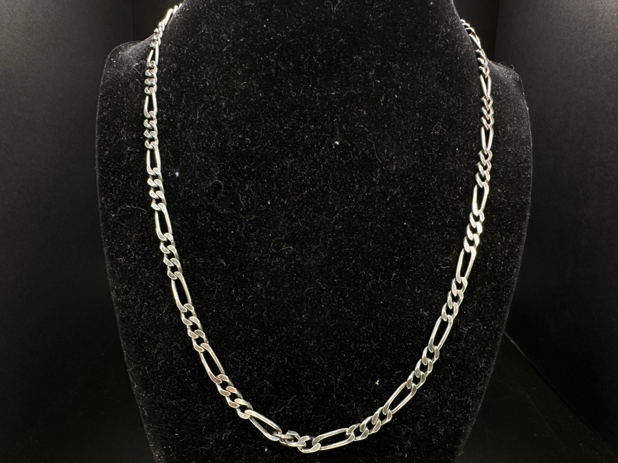 Just Added - Sterling Silver Italian 20” Chain Necklace 19.6g [Photo 2]