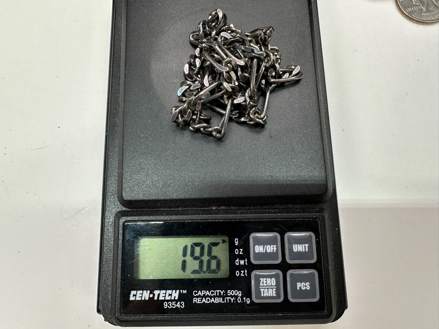 Just Added - Sterling Silver Italian 20” Chain Necklace 19.6g [Photo 7]
