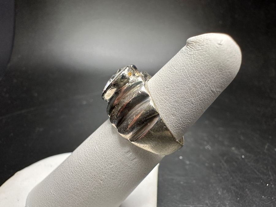 Just Added - Sterling Silver Heart Ring Size 5 And Matching Sterling Silver Heart Earrings 20.5g [Photo 5]