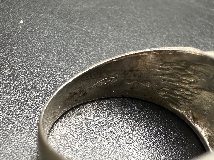 Just Added - Sterling Silver Heart Ring Size 5 And Matching Sterling Silver Heart Earrings 20.5g [Photo 7]