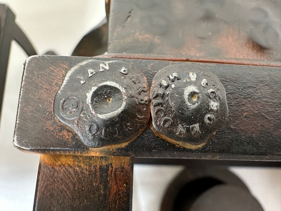 Just Added - (4) Jan Barboglio Forged Iron Rectangular Chafers 8qt And Serving Tray Retails $2,000+ [Photo 16]