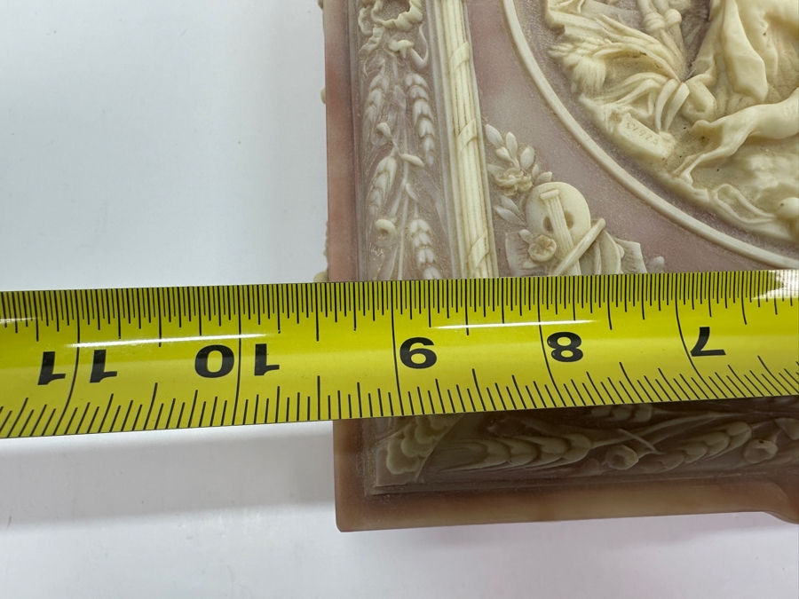 Just Added - Vintage Genuine Incolay Stone Jewelry Box 9.5 X 9 X 4 [Photo 12]