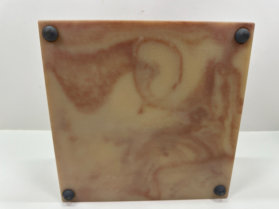 Just Added - Vintage Genuine Incolay Stone Jewelry Box 9.5 X 9 X 4 [Photo 11]