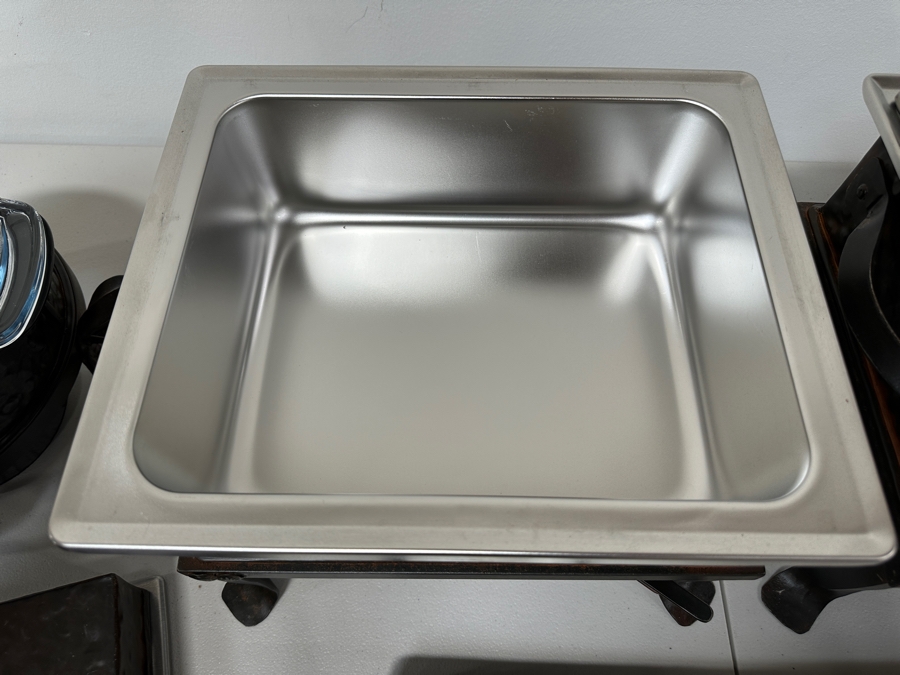 Just Added - (4) Jan Barboglio Forged Iron Chafers And Serving Tray Retails $2,000+ [Photo 11]