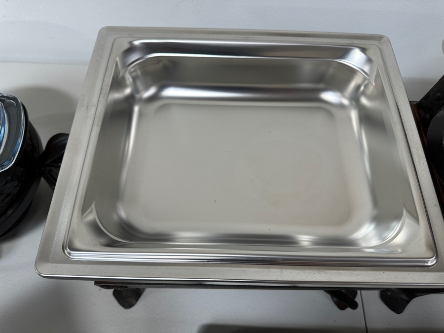 Just Added - (4) Jan Barboglio Forged Iron Chafers And Serving Tray Retails $2,000+ [Photo 10]