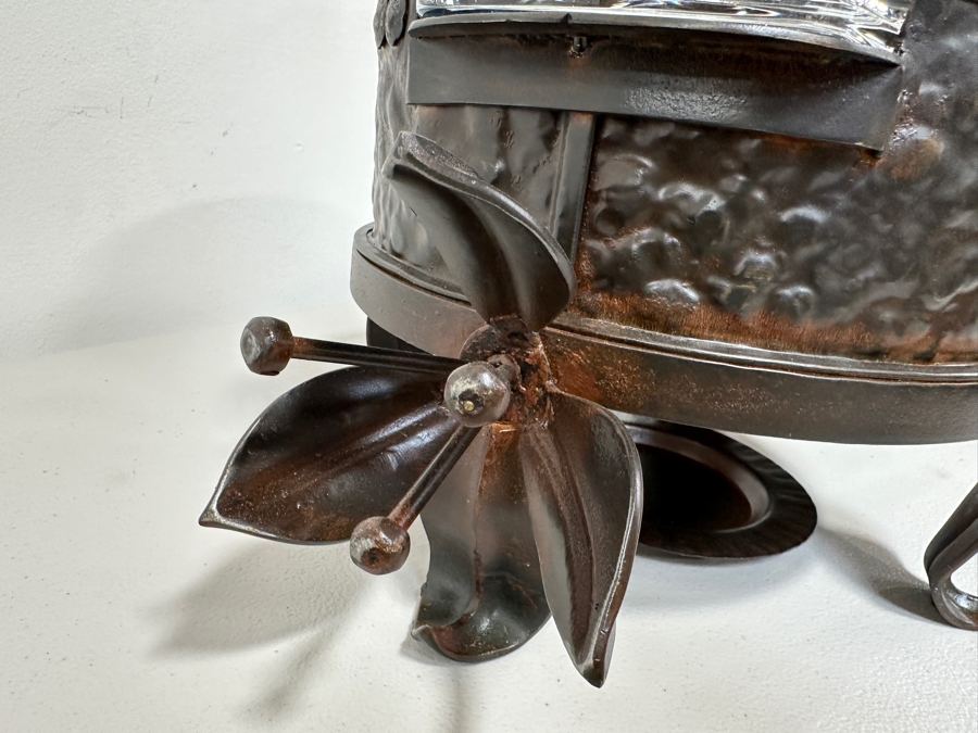 Just Added - (4) Jan Barboglio Forged Iron Chafers And Serving Tray Retails $2,000+ [Photo 14]