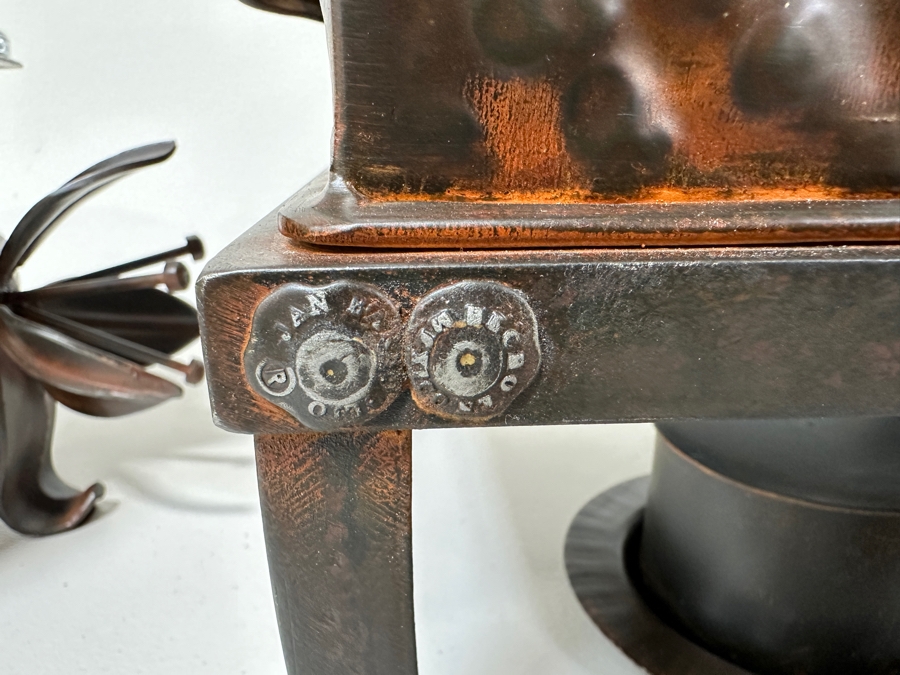 Just Added - (4) Jan Barboglio Forged Iron Chafers And Serving Tray Retails $2,000+ [Photo 9]