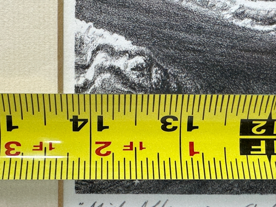 Just Added - Walter DuBois Richards (1907-2006, American) Artist Signed Limited Edition Print Titled “Mid-Afternoon, God’s Acre” 14 X 10 Framed 20 X 16.5 [Photo 7]