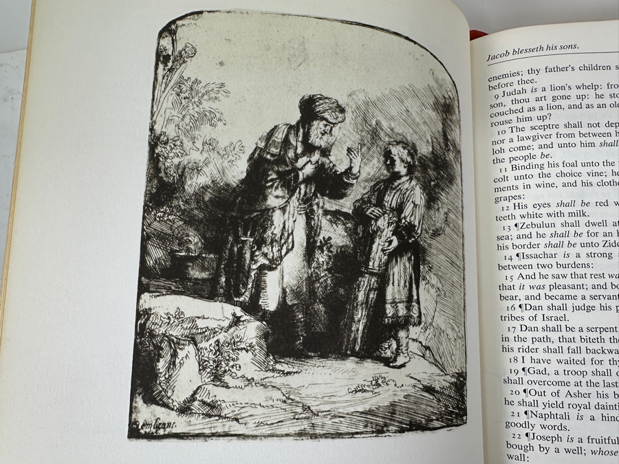 Just Added - The Holy Bible Rembrandt Edition King James [Photo 9]