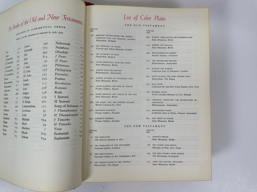 Just Added - The Holy Bible Rembrandt Edition King James [Photo 18]