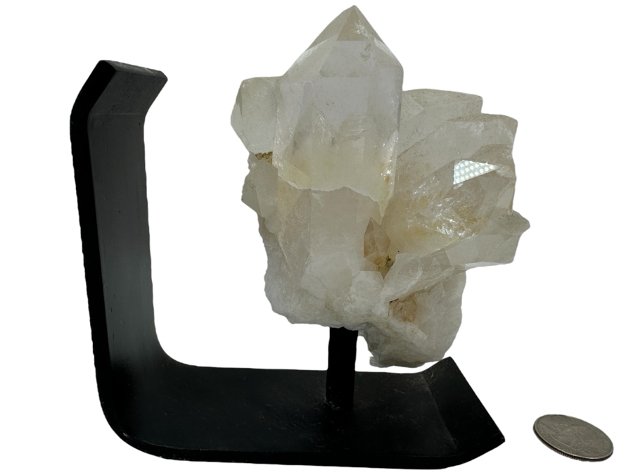 Just Added - Crystal Cluster Displayed On Metal Stand 5H [Photo 1]