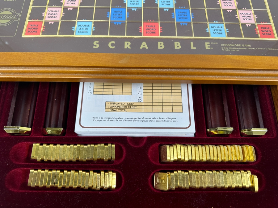 Just Added - The Collector’s Edition Of Scrabble 19  X 19 X 4.5 [Photo 3]