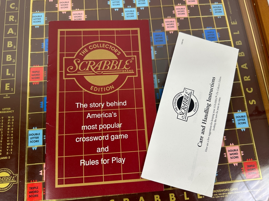 Just Added - The Collector’s Edition Of Scrabble 19  X 19 X 4.5 [Photo 5]