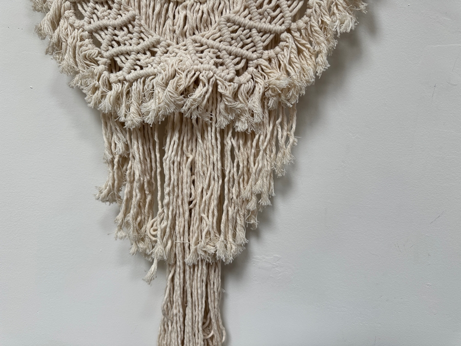 Just Added - Handmade Macrame Wall Hanging 24W X 43H [Photo 3]