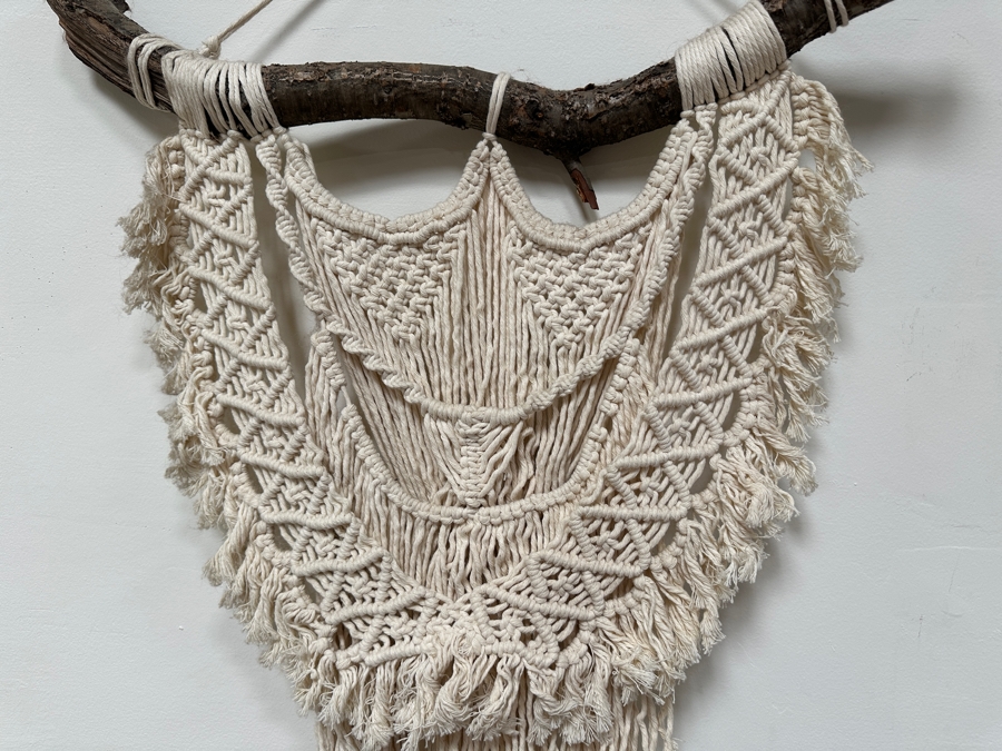 Just Added - Handmade Macrame Wall Hanging 24W X 43H [Photo 2]