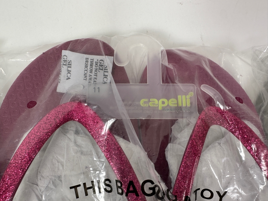 Set of (3) Size 11 Capelli Sparkly Flip Flops [Photo 3]