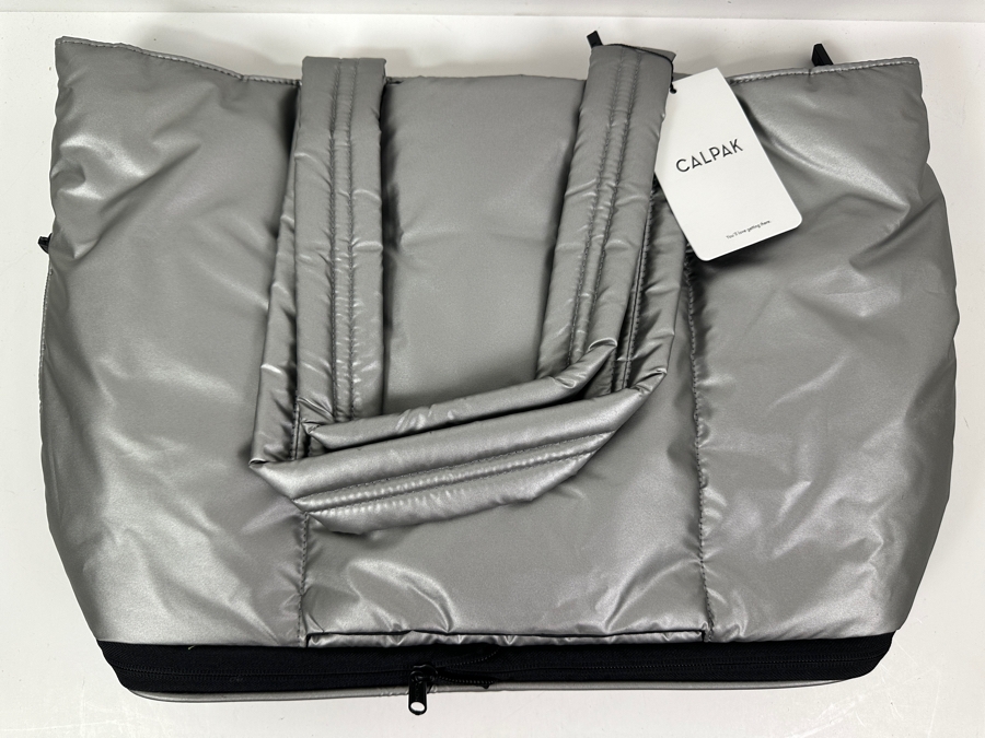 Just Added - New Calpak Luka Tote Bag In Gunmetal 13.5 X 20 X 6.5 [Photo 2]