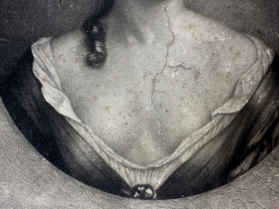 Just Added - Antique 1677 Mezzotint Portrait Print Of Louise-Renee De Keroualle, Duchess of Portsmouth; After Sir Peter Lely - Print Made By Abraham Blooteling 5.5 X 7.5 [Photo 6]