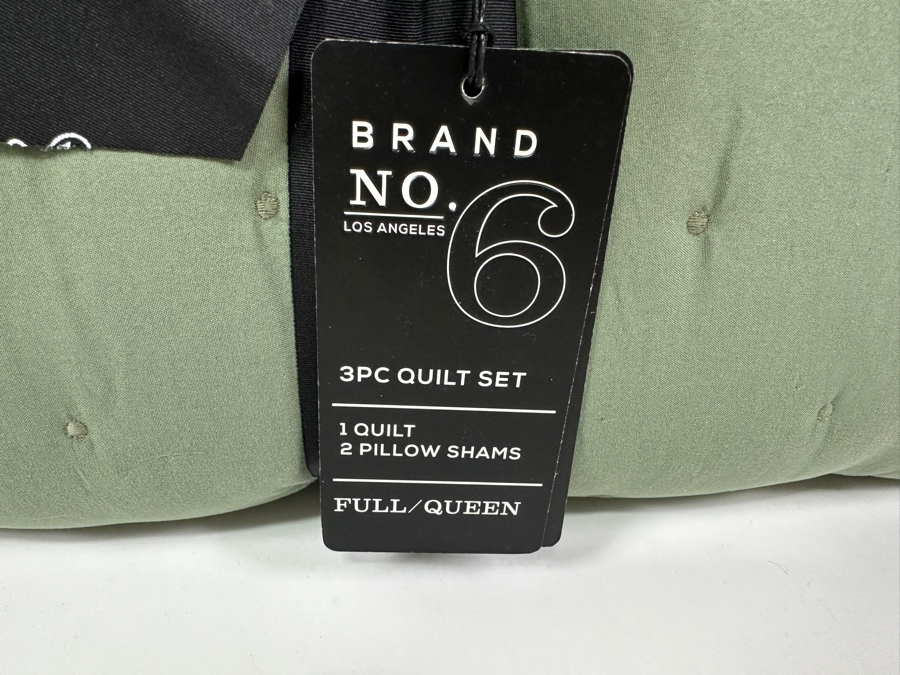 Just Added - New Brand No. 6 Los Angeles 3 Piece Quilt Set With 1 Quilt And 2 Pillow Shams Full/Queen [Photo 6]