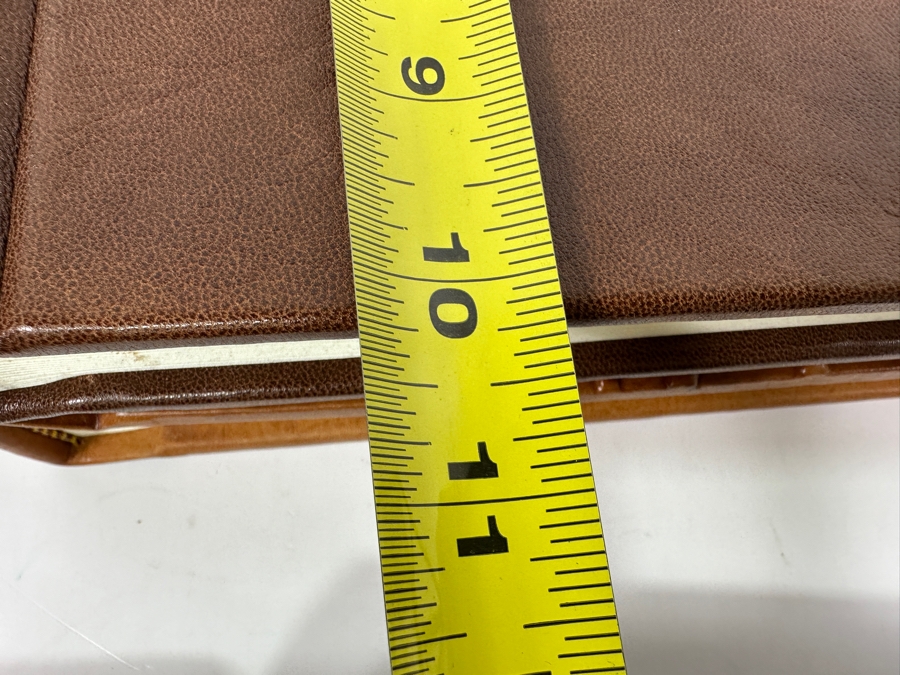 Just Added - (3) New Handmade Italian Leather Photo Albums Diaries Notebooks Scrapbooks By Daisy Arts (1) 9.5 X 12 & (2) 8.5 X 10 Retails $300+ [Photo 15]