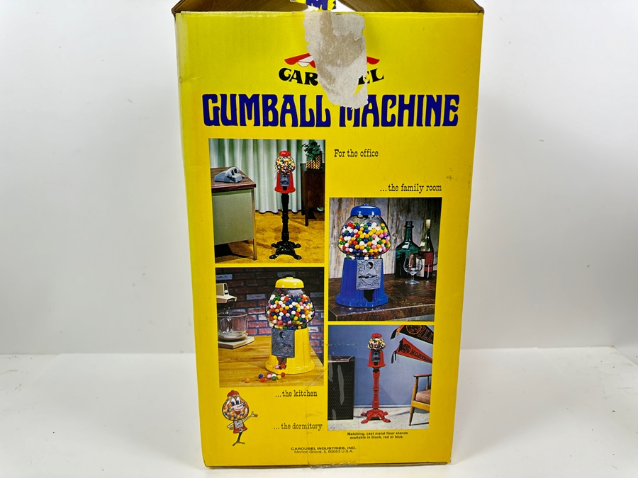 Just Added - New Opened Box Red Carousel Gumball Machine [Photo 2]