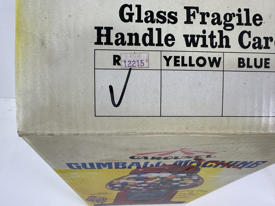 Just Added - New Opened Box Red Carousel Gumball Machine [Photo 4]