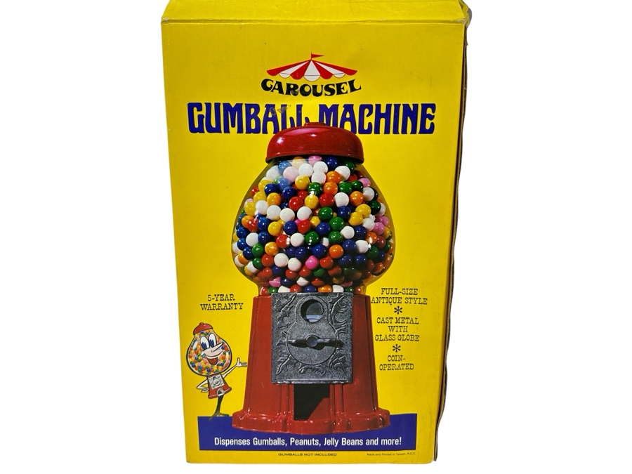 Just Added - New Opened Box Red Carousel Gumball Machine [Photo 1]