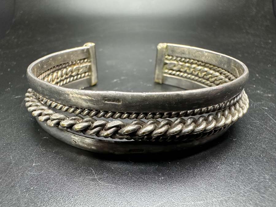 Just Added - Sterling Silver / Bedouin Silver Bracelets 53.4g [Photo 9]
