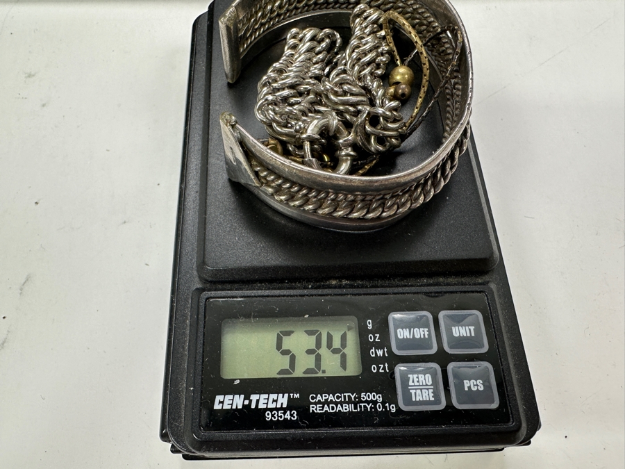 Just Added - Sterling Silver / Bedouin Silver Bracelets 53.4g [Photo 10]